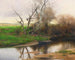 A peaceful stretch of river - Emilio Sánchez Perrier — artwork view