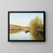 On the river - Emilio Sánchez Perrier — framed artwork on a wall