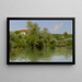 La rivière à Alcalá - Emilio Sánchez Perrier — framed artwork on a wall