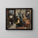 Without name and without friend, the wealth of the rich man is his strong city - Emily Mary Osborn — framed artwork on a wall