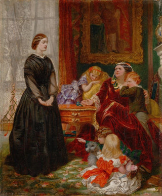 The Governess - Emily Mary Osborn — artwork view