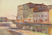 Building with laundry - Emily Sargent — artwork view