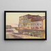 Building with laundry - Emily Sargent — framed artwork on a wall