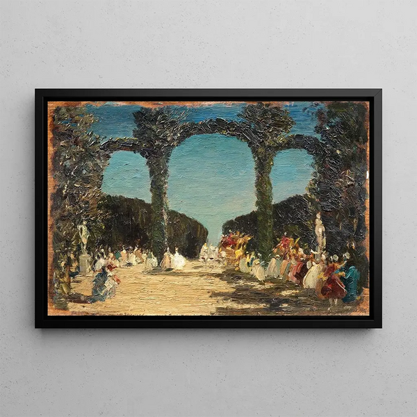 in the park - Emma Ciardi — framed artwork on a wall