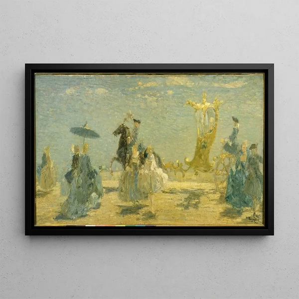 Symphony in Blue - Emma Ciardi — framed artwork on a wall