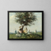 The Picnic - Emma Ciardi — framed artwork on a wall