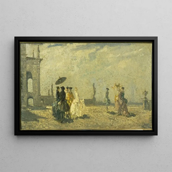 The Rendez-vous - Emma Ciardi — framed artwork on a wall
