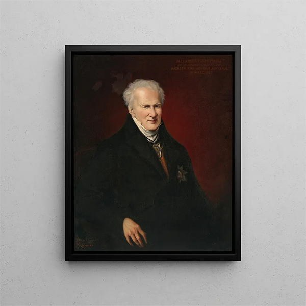 Alexandre de Humboldt - Emma Gaggiotti Richards — framed artwork on a wall