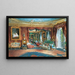 View of an Interior 1867 - Emma Roberts — framed artwork on a wall