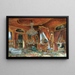 View of an Interior - Emma Roberts — framed artwork on a wall