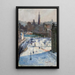 View of Riddarholmen - Emma Toll — framed artwork on a wall