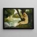 Leda and the Swan - Emmanuel Benner — framed artwork on a wall