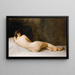 Nude reclining - Emmanuel Benner — framed artwork on a wall