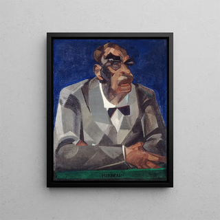 Octave Mirbeau 1848-1917 writer and journalist - Emmanuel Gondouin — framed artwork on a wall