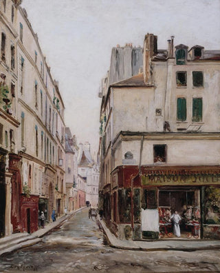 La rue Hautefeuille - Emmanuel Lansyer — artwork view