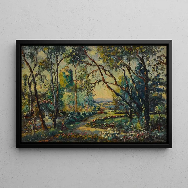 La Tour Saint-Vrain - Emmanuel de La Villon — framed artwork on a wall