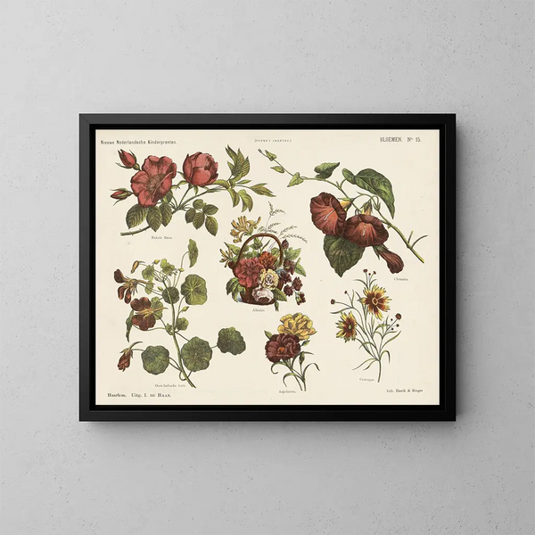 Flowers - Emrik Binger — framed artwork on a wall