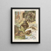 Wild Animals Painting - Emrik Binger — framed artwork on a wall