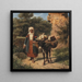 En route vers le marché - Theodor Breidwieser — framed artwork on a wall