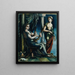 Antique scene - Ena Rottenberg — framed artwork on a wall