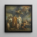 Æneas aided by the gods - Follower of Jacob Jordaens — framed artwork on a wall