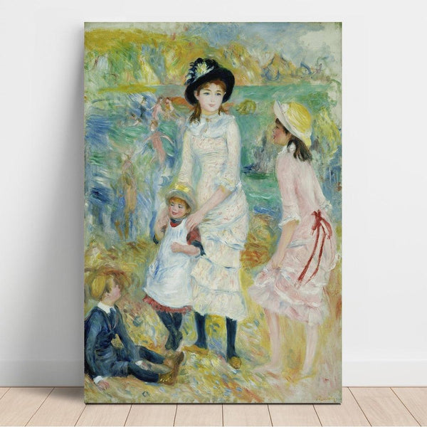 Reproduction of the painting Child at the Seaside, Guernsey - Pierre-Auguste Renoir