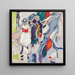 Children in the Street - Edvard Munch — framed artwork on a wall