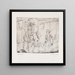 Children Playing - Ernst Ludwig Kirchner — framed artwork on a wall