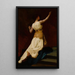 Female figure - English school — framed artwork on a wall