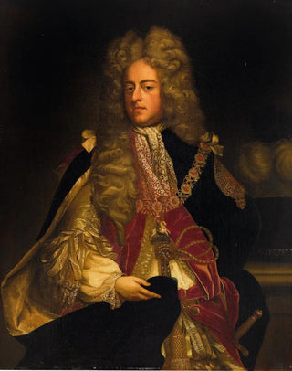 Portrait of King George I of Great Britain - English School — artwork view