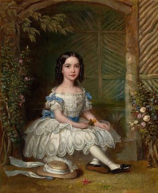 Portrait of a Girl - English School — artwork view