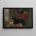 Waiting for His Master - English School — framed artwork on a wall