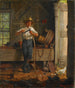 Inside a Barn - Enoch Wood Perry Jr — artwork view