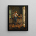 Inside a Barn - Enoch Wood Perry Jr — framed artwork on a wall