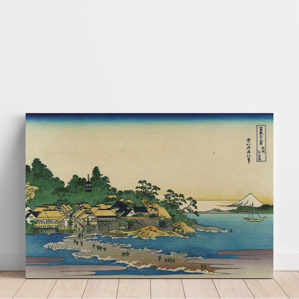 Reproduction of the painting Enoshima Painting in Sagami Province - Katsushika Hokusai