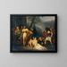 The King Starno shows Fingal his dead daughter - Enrico Scuri — framed artwork on a wall