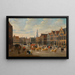 Meirplaats in Antwerp - Erasmus de Bie — framed artwork on a wall