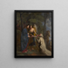 La Vierge sauvant un moine chartreux d'une embuscade - Erasmus Quellinus — framed artwork on a wall