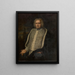 Portrait of a Canon - Erasmus Quellinus the Younger — framed artwork on a wall