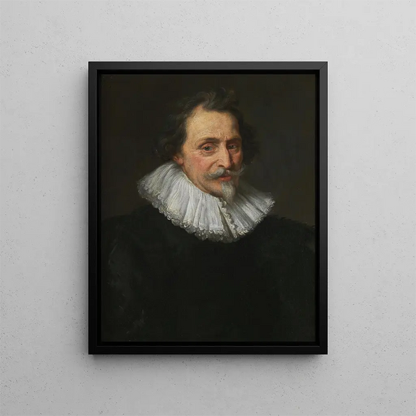 Portrait of Ludovicus Nonnius - Erasmus Quellinus the Younger — framed artwork on a wall