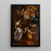 La vision de Saint François Xavier - Erasmus Quellinus le Jeune — framed artwork on a wall