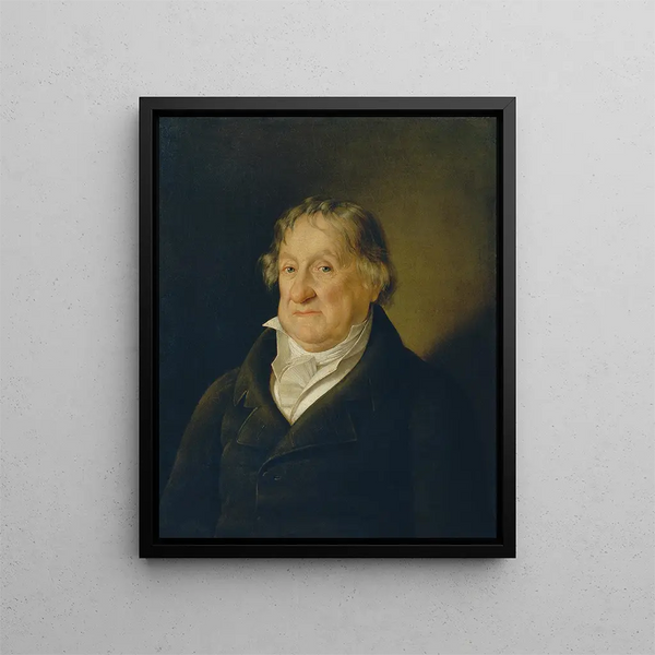 Portrait of a Gentleman - Erasmus von Engert — framed artwork on a wall