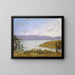 Pond of Leverett - Erastus Salisbury Field — framed artwork on a wall