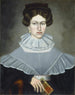 a woman holding a book - Erastus Salisbury Field — artwork view