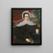 Femme au livre vert Louisa Gallond Cook - Erastus Salisbury Field — framed artwork on a wall
