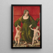 La femme d'Hasdrubal et ses enfants - Ercole de Roberti — framed artwork on a wall