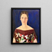 Portrait of Hildegard Heise - Erich Dörrmer — framed artwork on a wall
