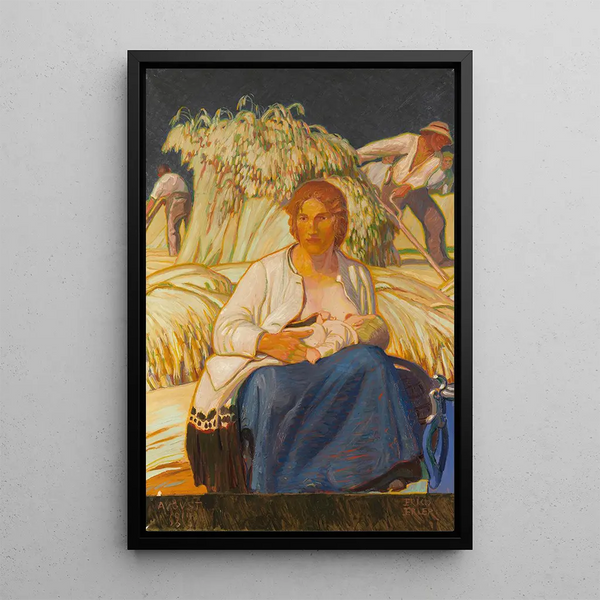 Harvest - Erich Erler — framed artwork on a wall