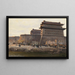 The Gate of the City of Deshengmen in Beijing - Erich Kips — framed artwork on a wall