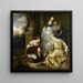 Érichthonios found by Cécrops's daughters - Hendrick Heerschop — framed artwork on a wall